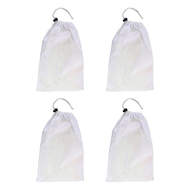Multipurpose Swimming Pool Leaves Cleaner Bag with Locking Cord Pool Leaves Vacuum Net Bag for Pools Pond Aquariums