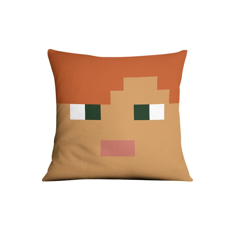 Minecraft Sofa Pillowcase Cushion Cover Home Decoration Steve Creeper Cartoon