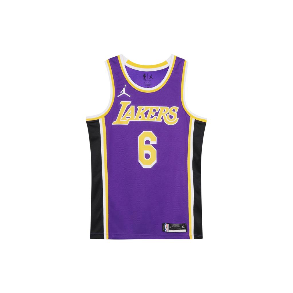 Nike LA Lakers Lebron James Jersey Purple Men Streetwear CV9481-513