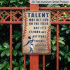 2D Flat 1pc Baseball Motivational Quote Metal Sign 7.87x11.81inch - Aluminum Inspirational Sports Decor for Home, Garage, Man Cave, Sports Room