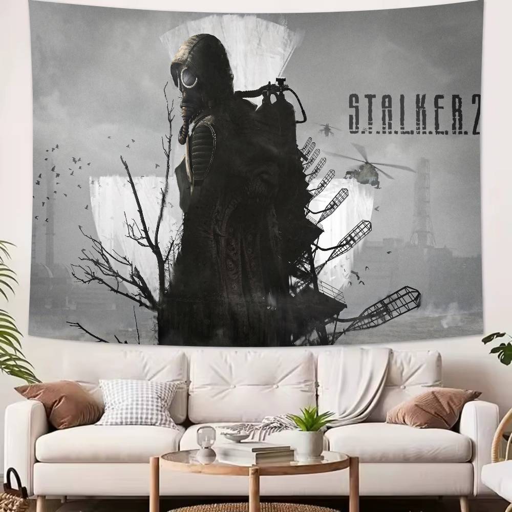 Horror Thriller Adventure Game SSTALKER Series Game Tapestry Decoration Bedroom Dormitory Background Living Room Club Tapestry