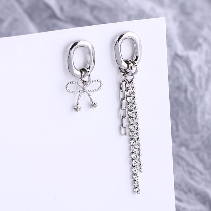 

Женские серьги Lindon из медного сплава с цирконием, серьги-капли для женщин, подарки для свадебной вечеринки серебряный