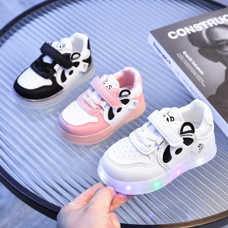 Infant and toddler shoes2026New Spring and Autumn Cartoon Light-Up Baby Soft-Soled Shoes, Light-Up Shoes for Boys and Girls, Non-Slip Sneakers