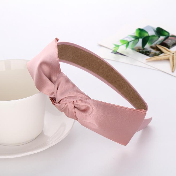 Fabric headband female Yiwu headdress jewelry autumn and winter feeling wide edge versatile high skull top headband hairpin