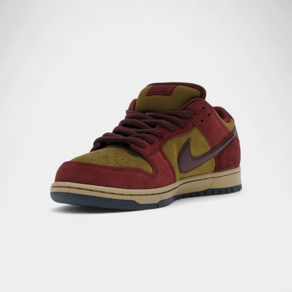 Nike SB Dunk Low Dark Team Red Olive Flak
