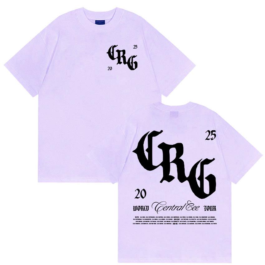 Rapper Central Cee CAN'T RUSH GREATNESS Tour Album 2025 Merch T Shirts Men Women High Quality Fashion Oversized Cotton T Shirt