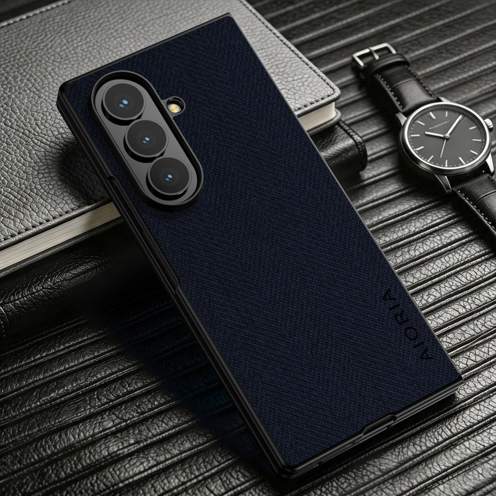 Case for Samsung Galaxy Z Fold 8 Fold8 Ultra 7 6 5 4 3 Luxury Textile Leather Phone Cover for Samsung Galaxy Z Fold 8 Case Capa