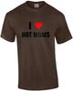 I (heart) Love Hot Moms - Funny T-Shirt