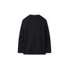 CusTomellow Black TexTure Long Sleeve T shirT cwTas25211bkx