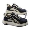 Men's shoes are breathable, new casual shoes, board shoes, thick soles, heightened sneakers, light luxury leather white shoes