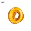 Bicycle Crank Arm Fixing Bolt Wear Resistant Aluminum Alloy Bike Crankset Nut Cover 1PC for Mountain Biking Replacement