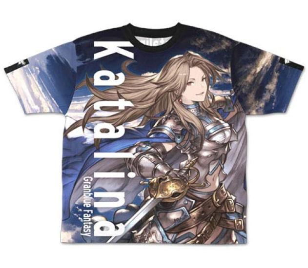 

COSPA Футболка GRANBLUE FANTASY Catalina с двухсторонним принтом, размер L
