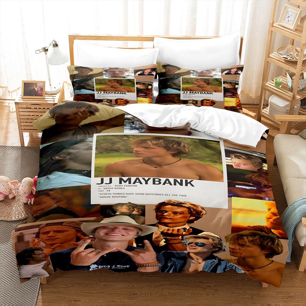 

JJ-Maybank Комплект постельного белья Лоскутные элементы Пододеяльник Полный размер Комплект одеяла Мерч знаменитостей Домашний декор Постельное белье Eu Twin 135x200cm