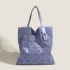 Geometric Diamond Bag New Japanese and Korean Versatile Laser Single Shoulder Underarm Bag Simple Large Capacity Hand Tote Bag