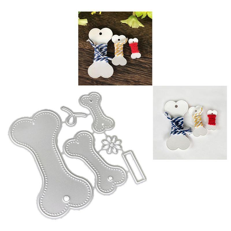 Desenho animado osso de cachorro metal corte morre para DIY álbum de scrapbooking papel cartões artesanato relevo die cortes artesanato novo