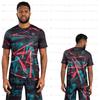 UFC World Boxing T-shirt Fighting Wrestling Match Top 3D Quick Drying Boxing Suit Men's and Women's Extreme Sports Short Sleeves