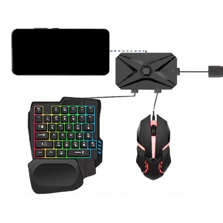 Mobiles Spiel-Tastatur-Maus-Konverter für Smartphone-Tablet Hohe Empfindlichkeit ABS-Material