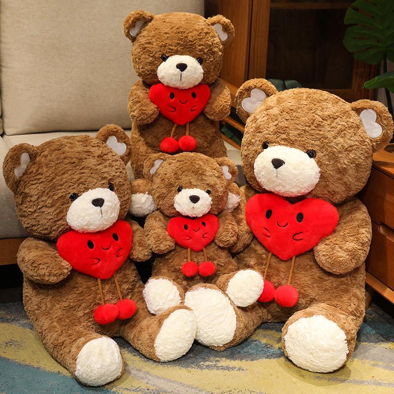 Entzückendes Emotion Umarmendes Teddybär Plüschtier Weiches Kuschelkissen Geburtstagsgeschenk