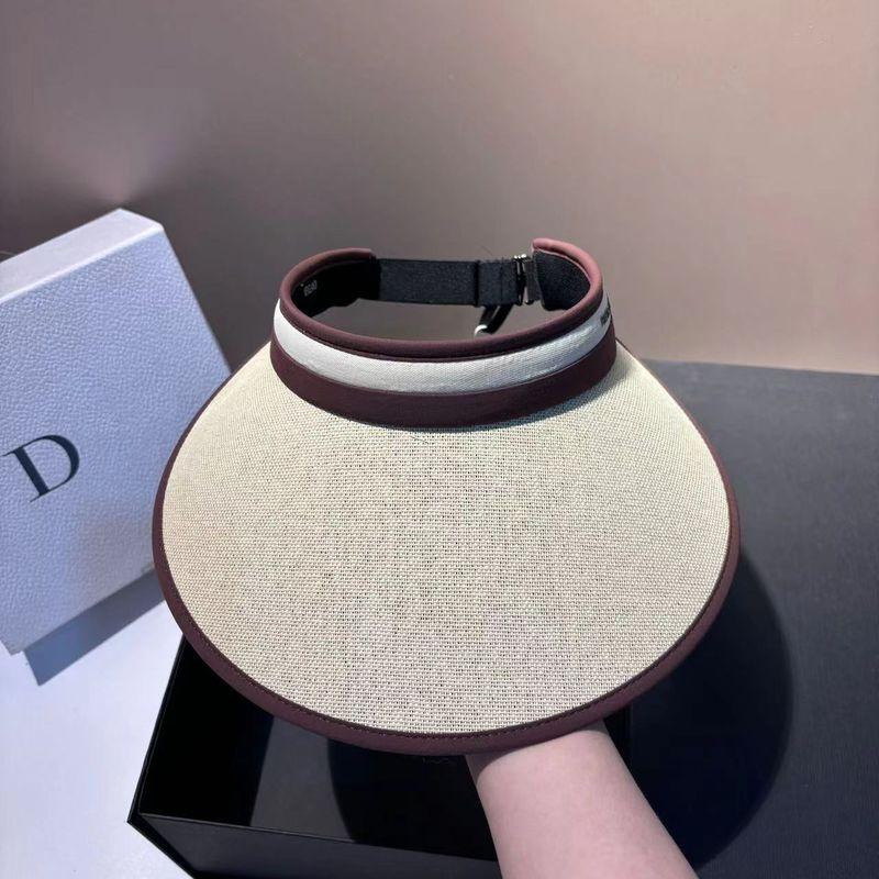 

Straw Visor Cap Women s K-style Large Brim UV Protection Sun-Proof Basin Hat Foldable Outdoor Travel Sun Hat D-313 coffee side + beige M(56-58cm) Hemming