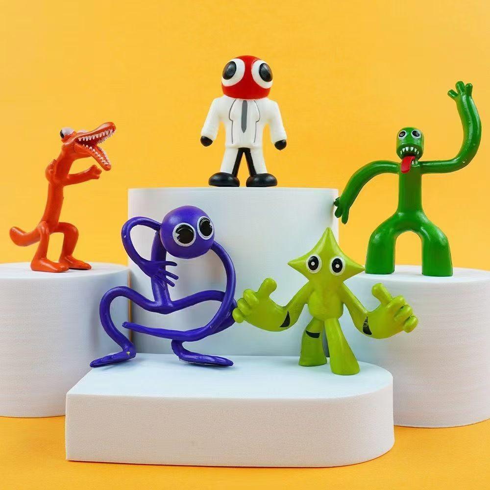 Friends Rainbow Vibrant Pvc Action Figures Set With 8 Playful Blind Styles Box