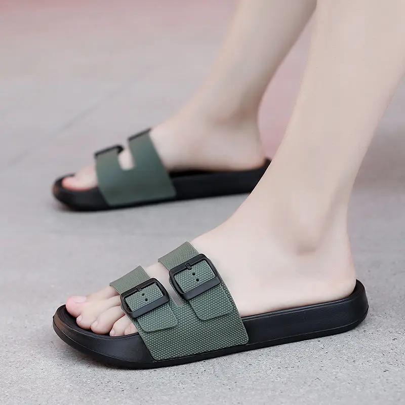 Slides Sabot Men's Shoe Flat Soft Eva Male Slipper Summer Sale Cheap Shoes Liquidation Comfortable Clappers 2025 Trend Y2k Fun