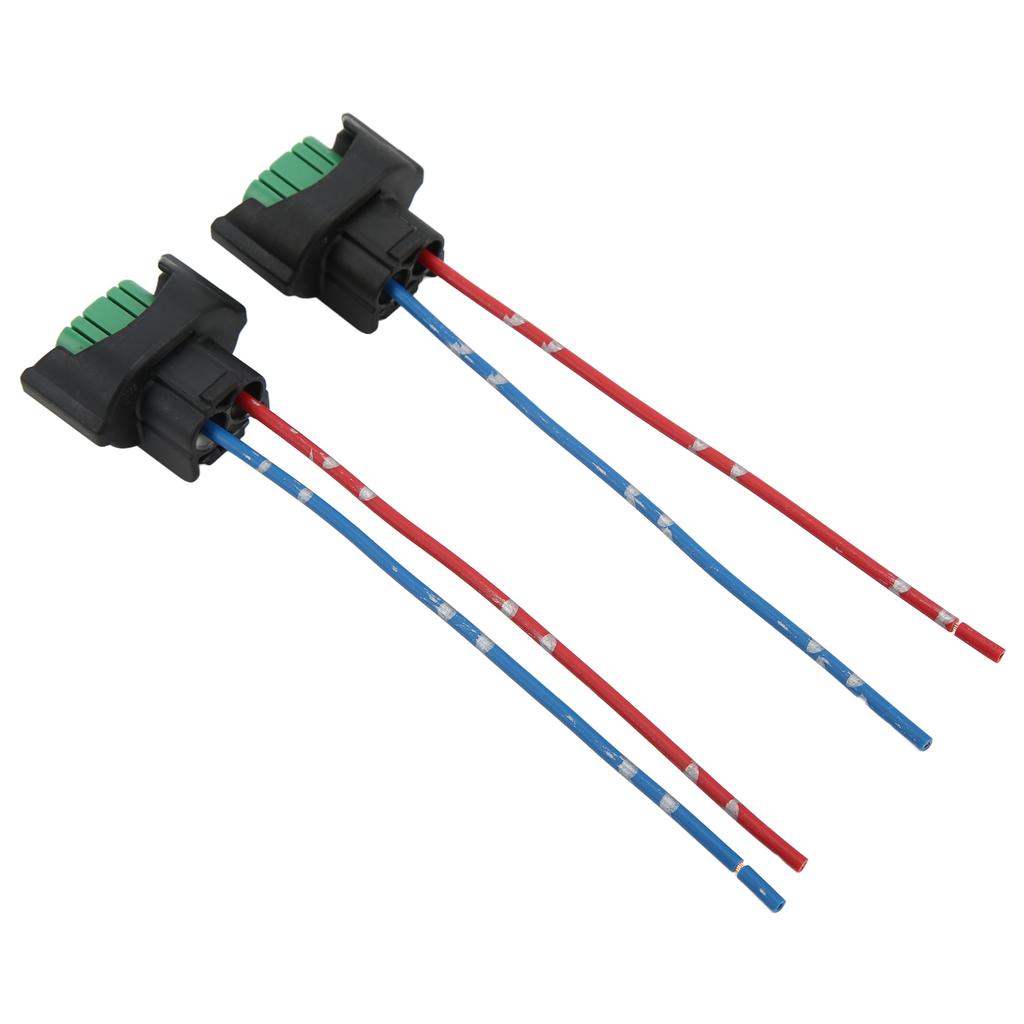 2 Pcs H11 Female Adapter Plug Connector Wiring Harness Sockets with Wire Pigtails for Headlight Fog Light