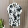 Special Offer Heavy Weight Silk Men's Shirt Mulberry Silk Top Shirt Men's Thin Pure Silk Short-Sleeved T-shirt Tang Qi Genuine Goods
