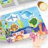 Baby Early Learning Sticker Book: Quiet, Enlightening Pull Toy