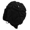 EVA Shockproof Football Helmet with Velvet Liner Adjustable Rope Football Headgear for AdultBlack