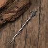 Retro Viking Wave Sword Hairpin Unisex Rose Crown Sun Moon Sword Hair Stick Unique Hair Accessories Norwegian Style Party Gift