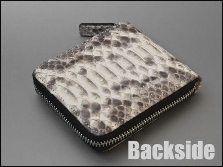 Godin Round Folding Wallet sppw8002cp.Nat (Natural) Diamond Python Short Wallet