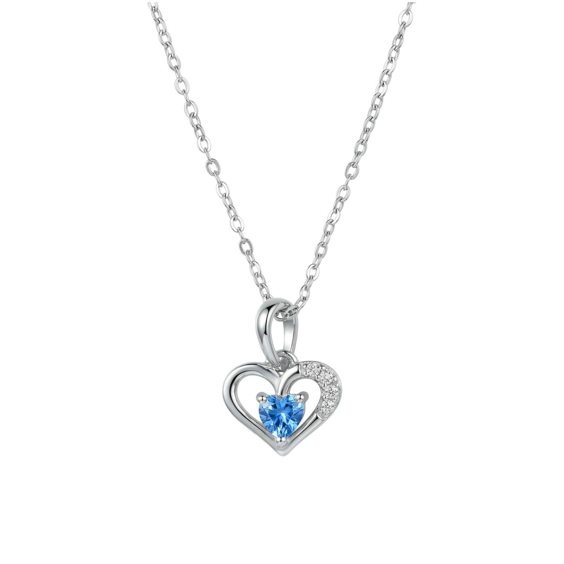 

Eternal Love Heart Pendant Necklace - Luxurious Gift for Her, Perfect for Birthdays & Valentine s Day 925 Silver