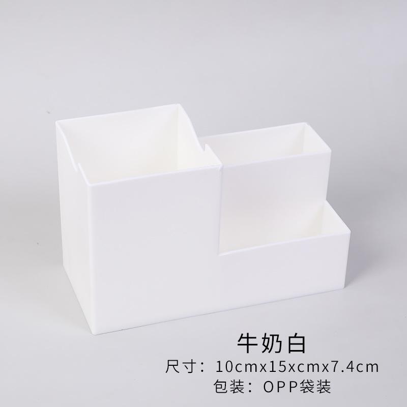 Multi-função desktop caneta titular escritório escola caso de armazenamento colorido caixa de plástico caneta lápis organizador suporte do telefone móvel