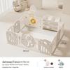 Baby Playpen and Crawling Mat: Indoor Infant Safety Fence for Living Room Floor.