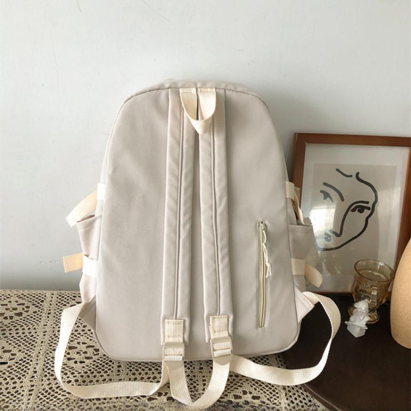 Simple High Capacity Middle School Student Backpack Breathable Waterproof Schoolbags for Girls Birthday Gifts Back To School Season
