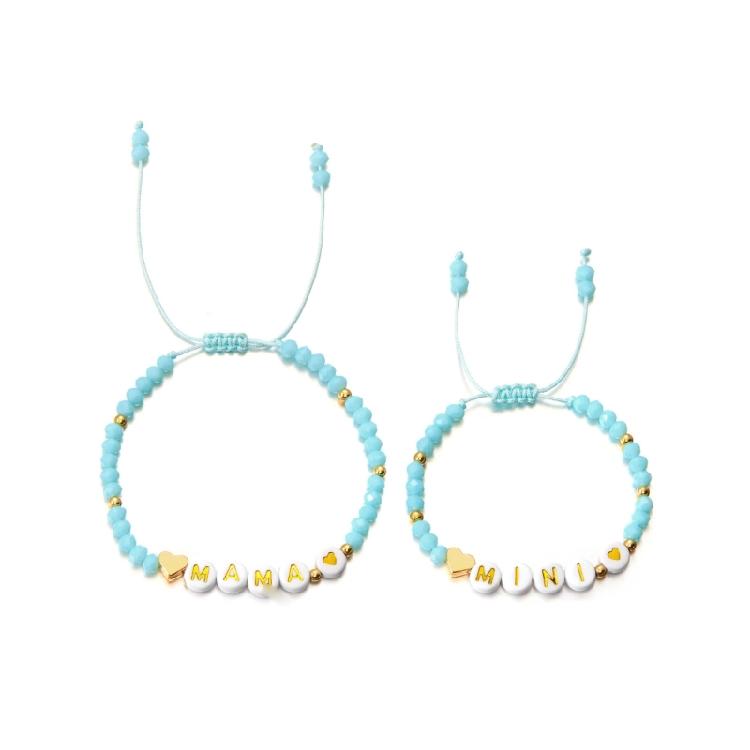 Pair Of Resin Beaded Bracelets Unique Wristband For Versatile Fashion Statements Heart Beaded Stackable Wrist Jewelry