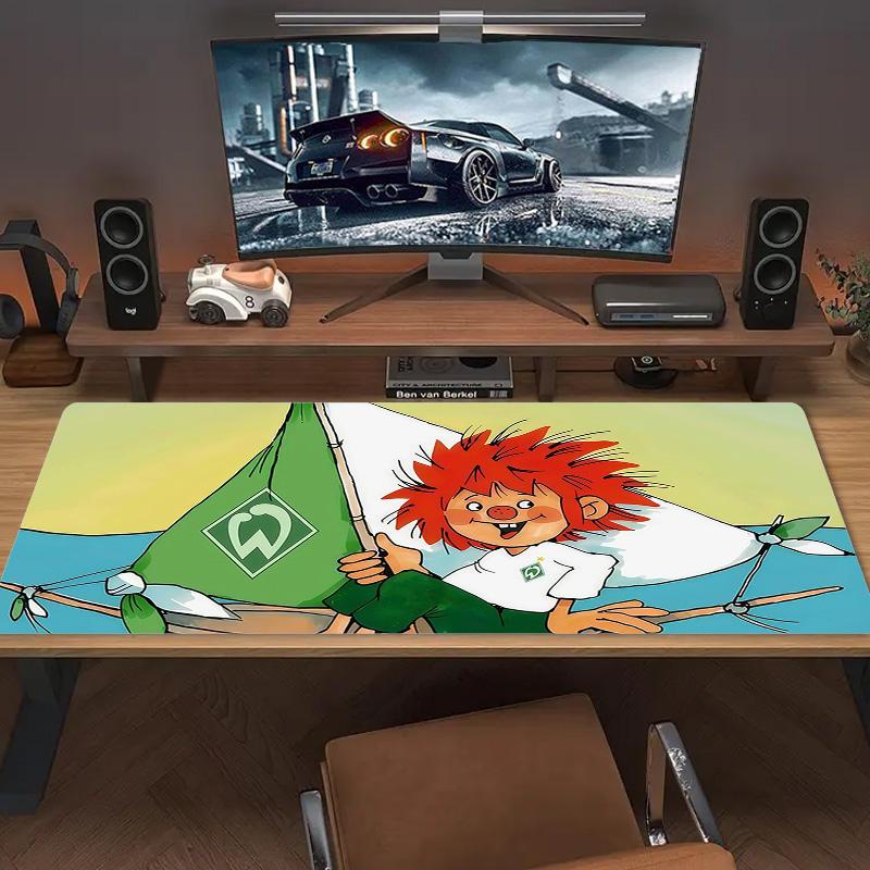 Pumuckl Print Cushion Non-slip Laptop Tablet Big Mousepad XXL Mat Mini PC Playmat With Lock Edge