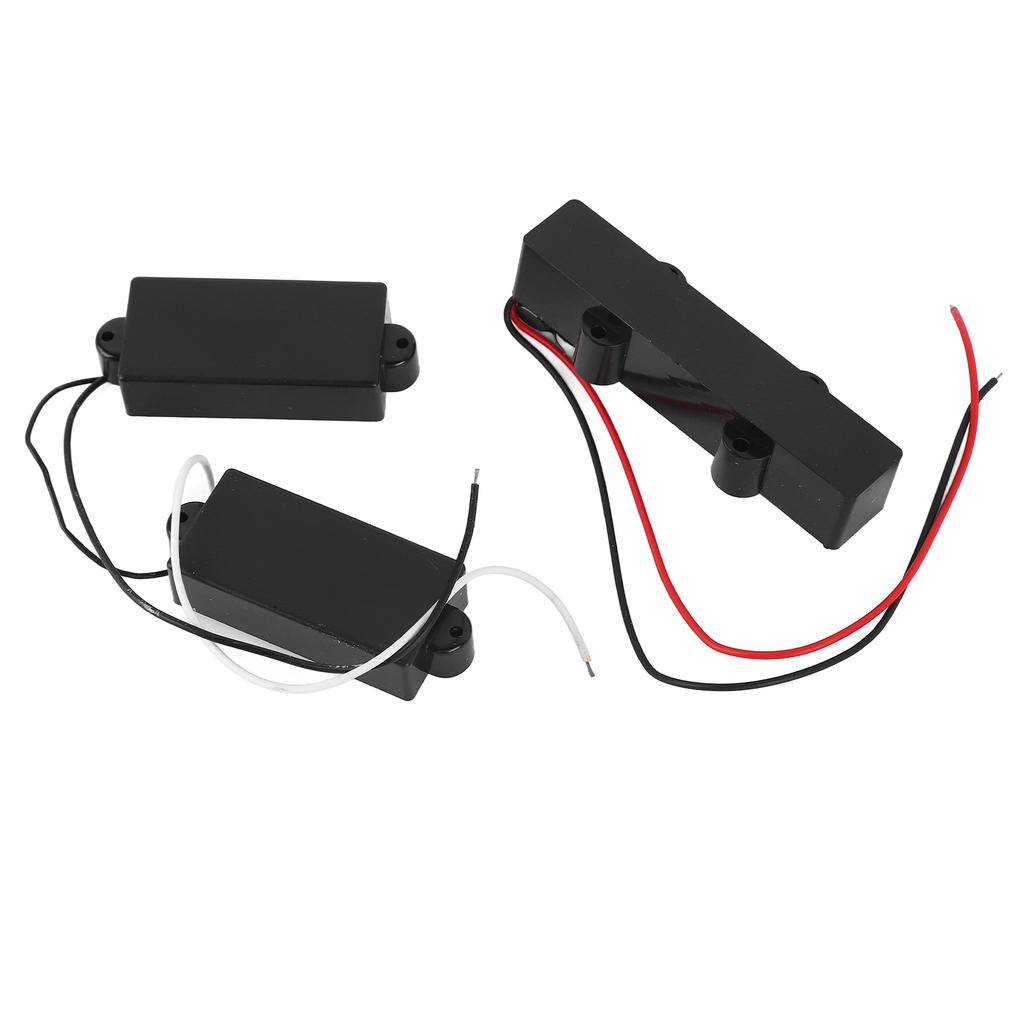 Closed Electric Bass Pickups Low Noise Powerful Output Guitar Enclosed Pickup Set Musical Instrument Accessories