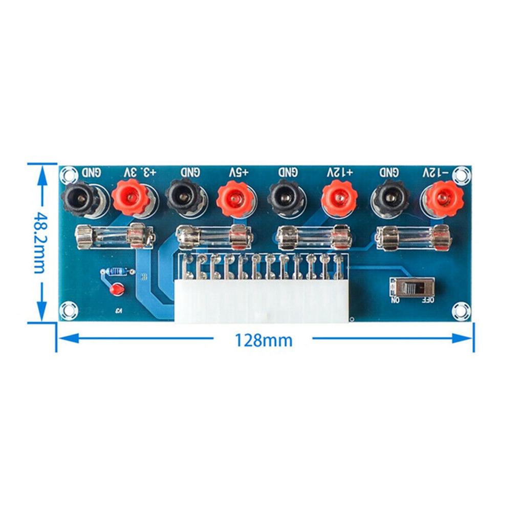 XH-M229 Desktop PC Power Board ATX Transfer Board 24 Pin Power Supply Module
