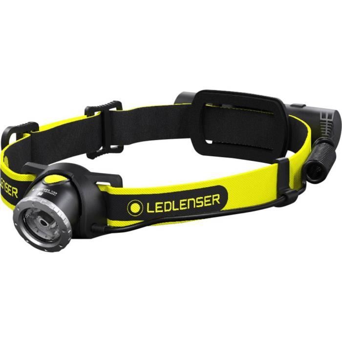 Lampe frontale LED - Ledlenser - iH8R - Rechargeable USB - 120 heures d'autonomie - 158 g