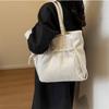 Drawstring Nylon Shoulder Bag Multi-Pocket Storage Pouch Fashion Large Capacity Tote Bag  School
