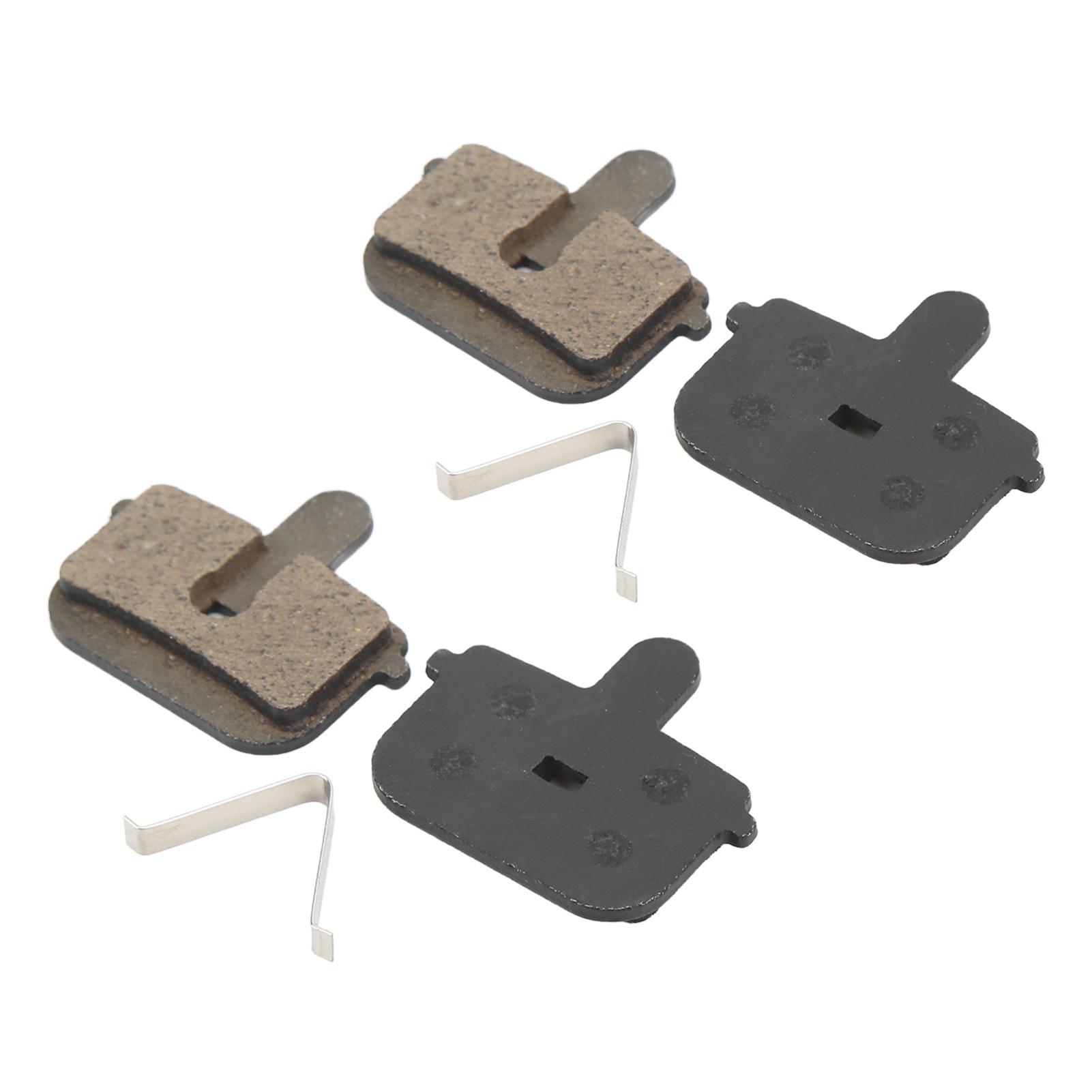 

2 Sets Bicycle Disc Brake Pads Resin Semi Metal Bike Brake Pad Replacement for Cycling