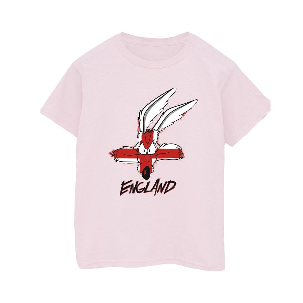 Looney Tunes Mens Coyote England Face T-Shirt