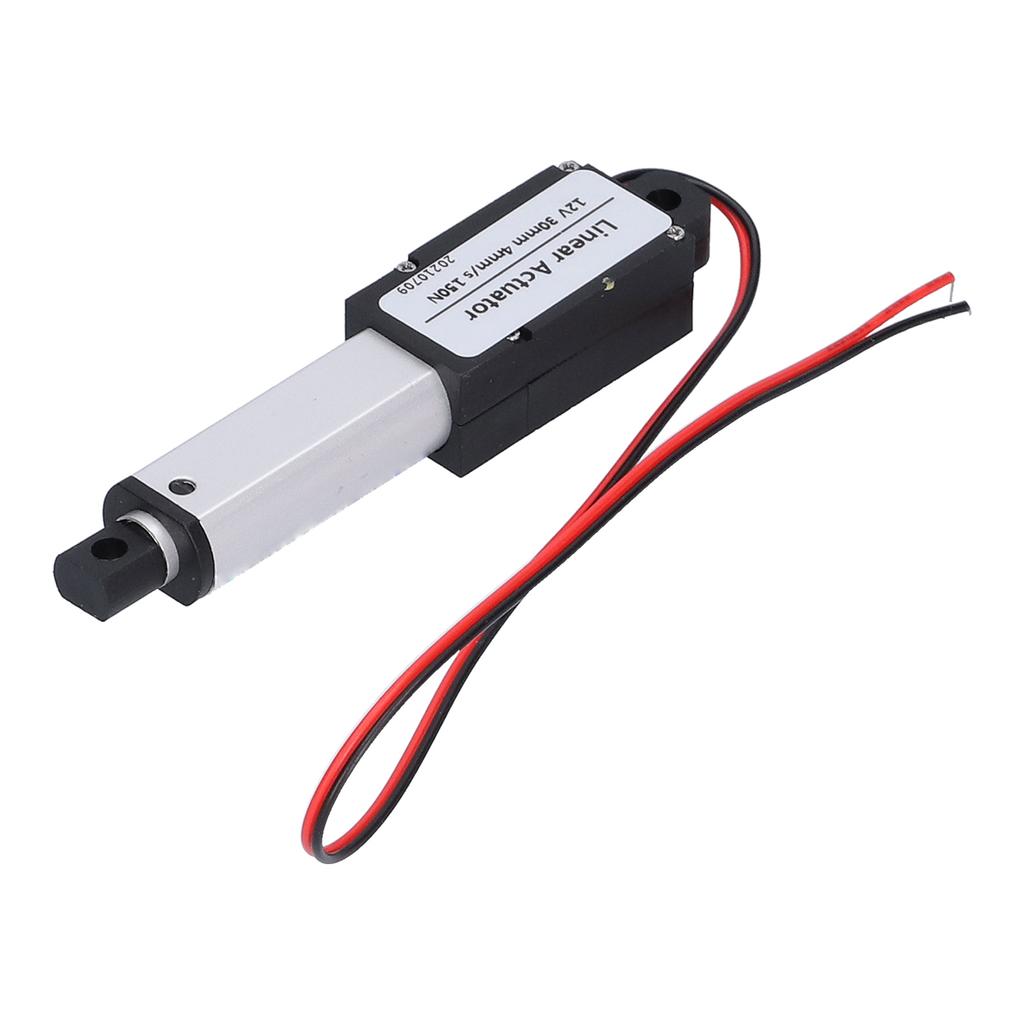 Linearantrieb 30mm DC 12V Geräuschunterdrückung Kurzschlussschutz Wasserdicht Mini Elektrischer Linearantrieb