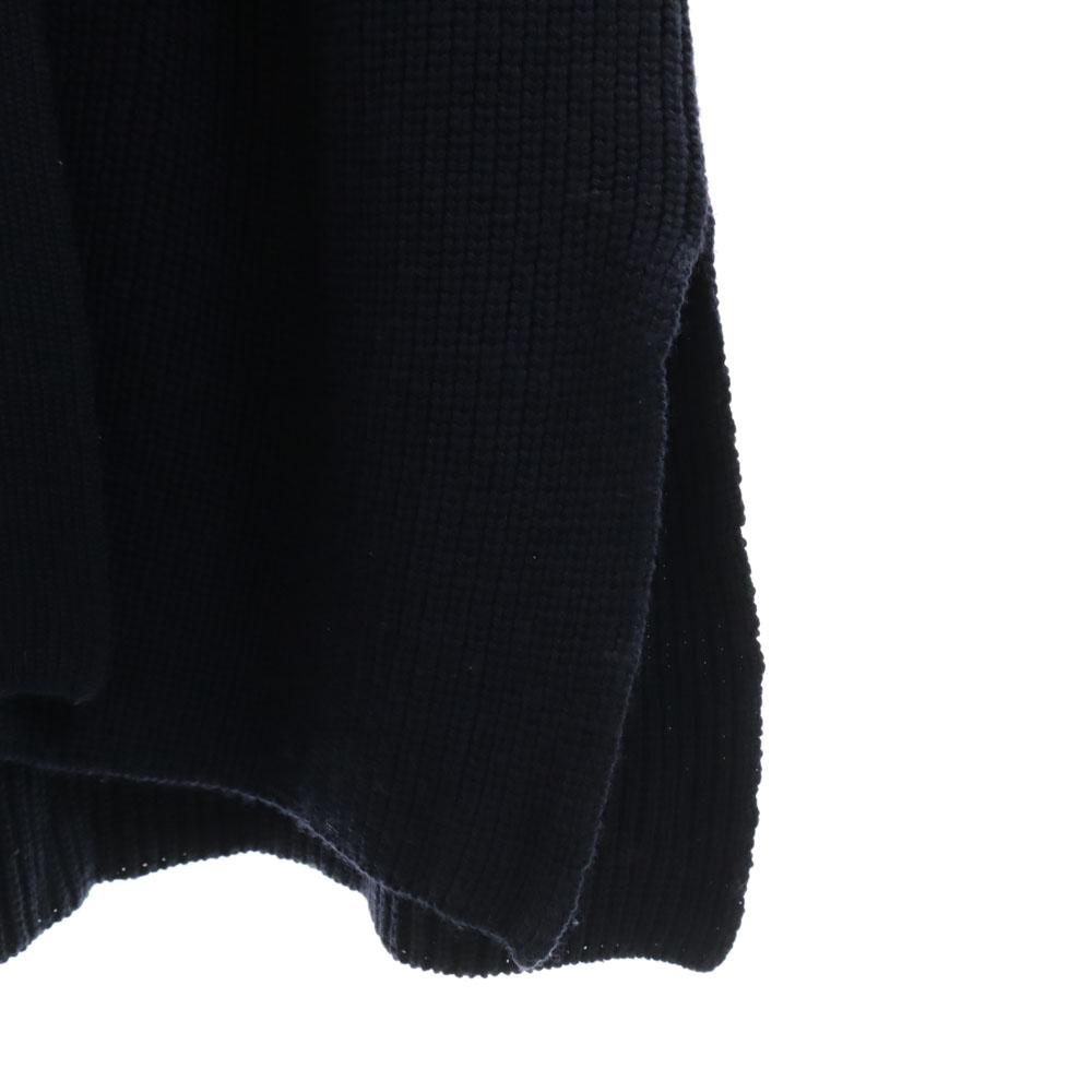 BATONER Vyrobeno v Japonsku vlna Dlouhý rukáv dlouhý pletený kardigan 1 Námořnická modrá Dámský Použitý