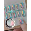 1PC Aurora Chameleon Nail Art Powder, DIY Nail Decor Iridescent Color-Changing Nail Powder