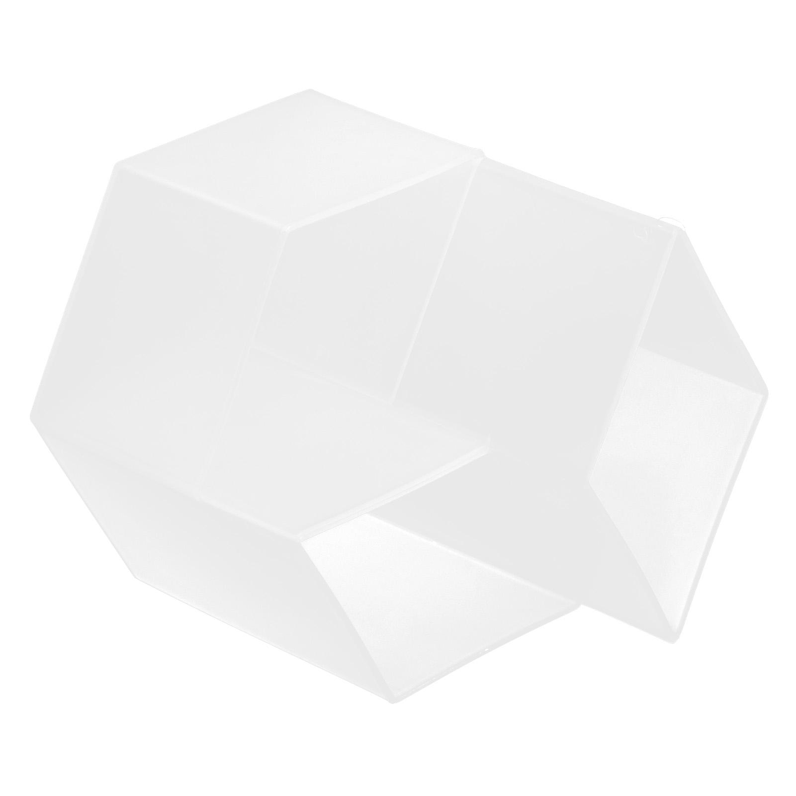 

Makeup Brushes Holder Plastic Material Hexagonal Base Large Capacity Pen Pencil Holder for School