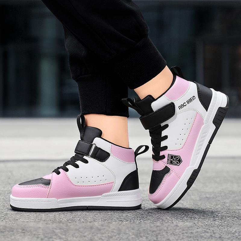 Children's Fashion Thick Bottom High Top Casual Board Shoes Outdoor Casual Sports Shoes 28-39