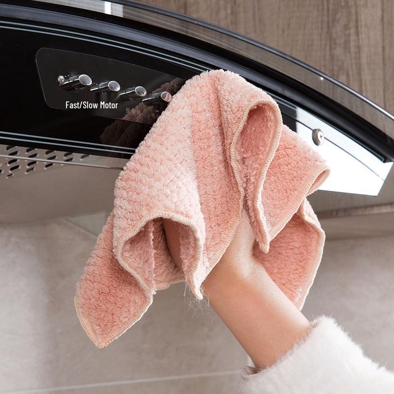 Non-Stick Oil Absorbent Kitchen Dishcloth - Thick & Super Absorbent Cleaning Rag