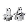 28mm/32mm Sliding Cap Marine Bimini Fitting for Awning Square Tubing Top Eye End Cap Marine Hardware Parts Easy Install